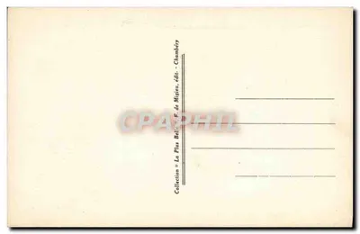 Rodovia de Moutiers a Aime — Desfiladeiro de Siex — A Saboia Pitoresca — n°2480 — Verso