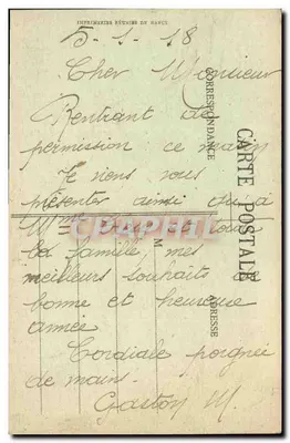 Gouhenans — Widok ogólny — Wydawnictwo E. Mayer, 40, dzielnica Francji, Balleroy — Rewers