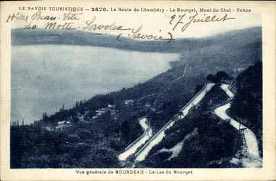 O Lago do Bourget — Vista geral — LE SAVOIE TOURISTIQUE — 2870