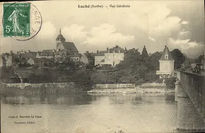 Luché (Sarthe) — Vista Geral — Foto J. Bouveret, Le Mans