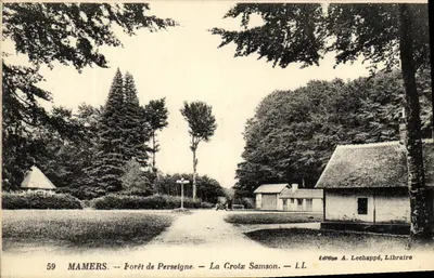 Mamers — Floresta de Perseigne — A Cruz Samson — Edição A. Lechappé, Livreiro