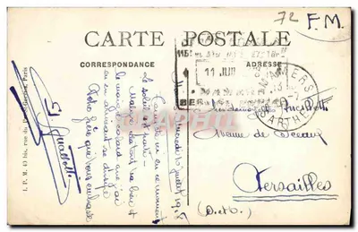 Mamers (Sarthe) — La Dive — Verso