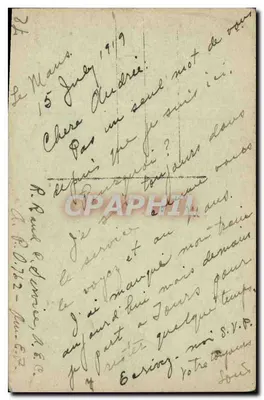 Le Mans – N.D. de la Couture i Prefektura — G.B. wydawca, nr 2 — Rewers