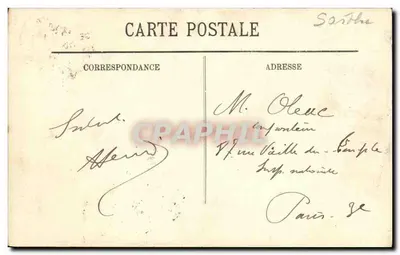 Le Mans — Dziedziniec Muzeum Królowej Bérengère — LL. n°122 — Rewers