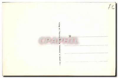 Le Mans — Katedra Couture, Prefektura i Plac — 166 bis — Rewers