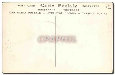 Portal da Igreja Nossa Senhora da Costura — Le Mans — Edição L. Joniaux, n° 255 — Verso