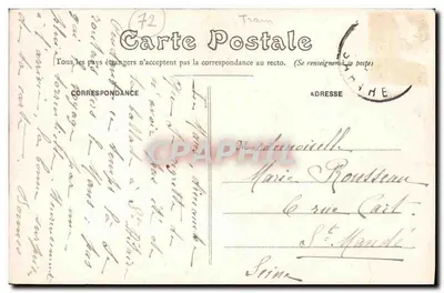 Le Mans — Plac des Jakubin i Teatr — J. Bouveret, n°66 — Rewers