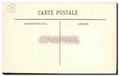 Le Mans — Landschap langs de oevers van de Huisne — LL. — N° 113 — Achterkant
