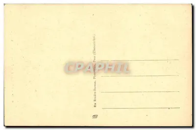 Le Mans - Portal Katedry — seria 6128, wydawca Rivière-Bureau — Rewers