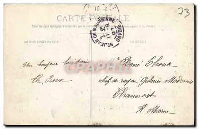 Grande Col do Mont Pourri — Aiguille Rouge e Aiguille do St-Esprit — Editor Jean de Meurienne, n° 1259 — Verso