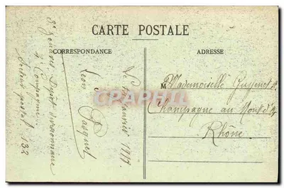 Les Petites de la Vologne — Dolina Vologne — Pittoreskie Vosgi — Fotografia Hemeyer i Ehret, Epinal, n°218 — Rewers