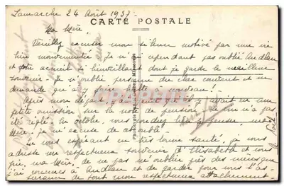 Lamarche (Vosges) — Wnętrze kościoła — Wydawca Jeannelet — Rewers