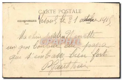 Piekne krajobrazy Vosgów — 196. La Roche du Page - Mont de la Béheuille — Rewers