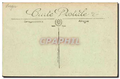 Rambervillers — Monumento del Cimitero — E. Mamet, Rambervillers — Verso