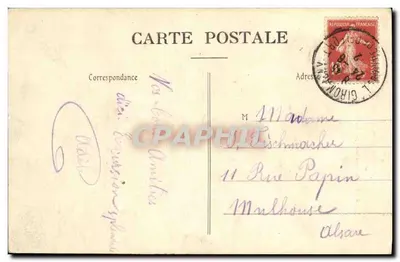 Estatua de Joana d'Arc — Ballon d'Alsace — Les Vosges illustrées — Verso