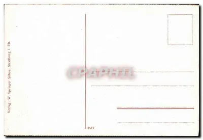 Eschelmer (Vogesen) — vista de aldeia em montanha — Springer & Söhne, Strasbourg — Verso