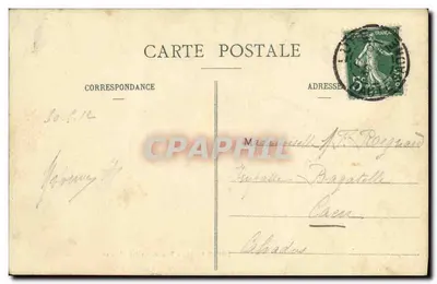 Bussang - Tunel - Lado Alsaciano — Fototipo Paul Testart, Epinal — Verso