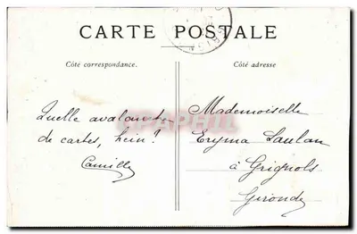 Avricourt (Oise) — Le Château — éditeur non visible — Rewers