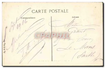 CLERMONT (Oise) — Allée du Chatelier — Rewers
