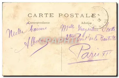 Vauciennes (Oise) — O Castelo — Edit. Noiret — L'H. Paris — Verso