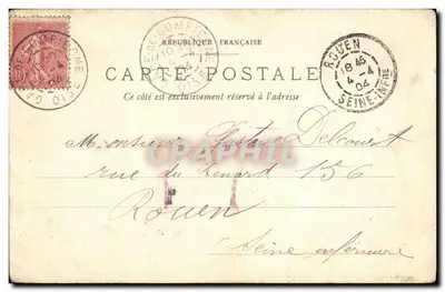 Compiègne — Hotel de Ville — E. D., Compiègne — Rewers