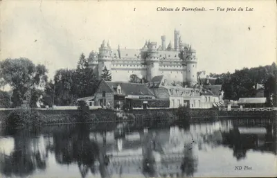 Château de Pierrefonds — Vue prise du Lac — ND Phot