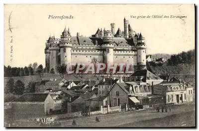 Pierrefonds — Vue prise de l'Hôtel des Etrangers — Y.P. Paris, No. 2