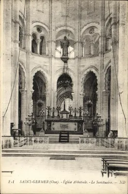 Saint-Germer (Oise) - Igreja Abbatial - O Santuário — ND