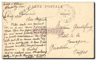 Zamek w CHANTILLY — Galeria z Czarnymi Kozłami — 180 — Rewers