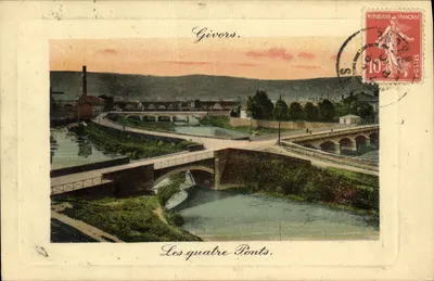 Givors. Os Quatro Pontes. — Piegay, editor, número de série não visível.