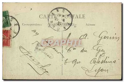 Anse (Rhone) — Stary Zamek - Gminny Urząd — Rewers