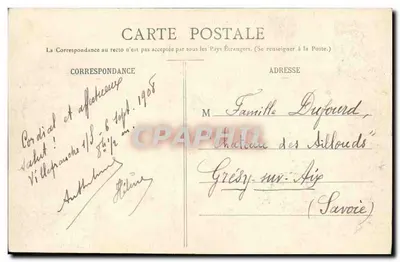 VILLEFRANCHE-sur-SAÔNE - Widok ogólny — Librairie du Centre, Chambion, wyd. Villefranche-sur-Saône — Rewers