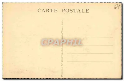 O Hôtel de Ville, place des Terreaux — Lyon — editor Lyon Artistique, n° M. 273 — Verso