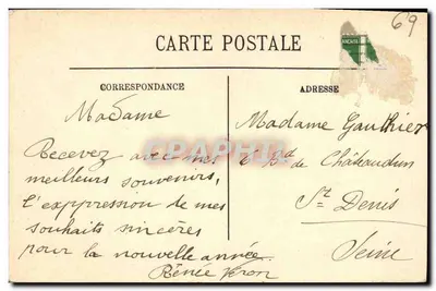 Le Gabbiani a Lione — serie 7 — LL — Verso
