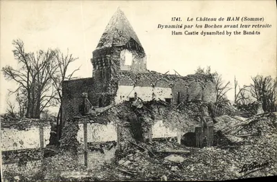 Castelo de Ham (Somme) — ruínas após demolição — La Bonne, n°1741