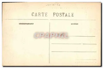 Valognes — Pałac Sądownictwa i Dom Aresztowy — cabarette Henri Brochard — Rewers