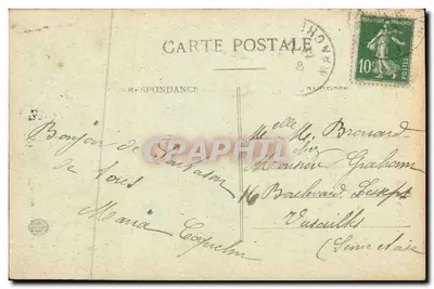 PONTORSON (Manche) — Kasteel van de Crenne — uitgever Goudany, n°47 — Achterkant