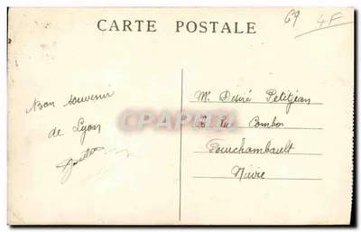 लियोन - प्रेफेक्चर - संपादक लियोन-गिलेमोट, संख्या 52 — पीछे