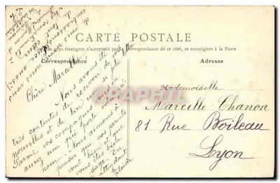 Lyon - Miasto, widok z Croix-Rousse — B. F., Paryż, nr 2740 — Rewers