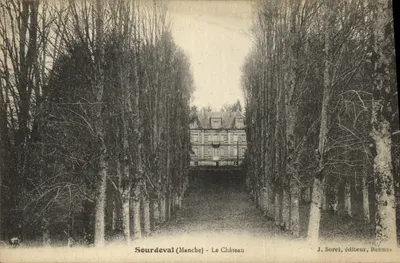 Sourdeval (Manche) - O Castelo — J. Sorel, editor, Rennes