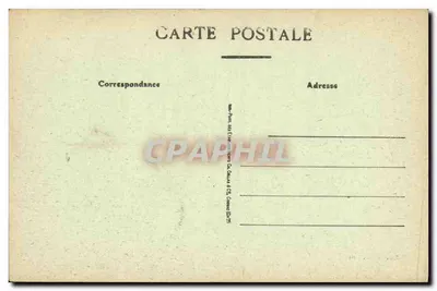 O velho castelo de St-Sauveur-de-Chaulieu — Arredores de SOURDEVAL — editor não visível — Verso
