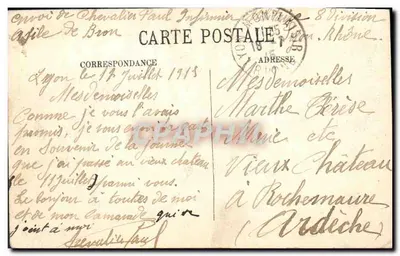 LYON - Place des Terraux, Fontaine Bartholdi e o Hotel de Ville — Selecta, n°298 — Verso