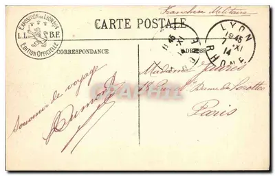 लियोन — 1914 की अंतरराष्ट्रीय प्रदर्शनी — आंतरिक आसरा। गोबेलिन के टेपेस्ट्री — एल.एल। — पीछे