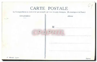 Lyon. O Coteau de Fourvière em 8 de dezembro — P. Martel, Lyon — Verso