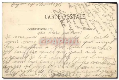 Place du Pont-Mouton — Lyon-Vaise — C.B. (C. B. Picon) — Rewers