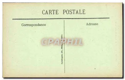 Clermont-Ferrand — A Catedral vista da rue des Gras — G. D'O. - 1099 — Verso
