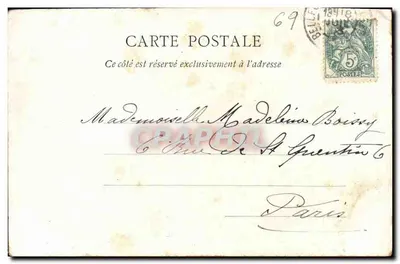 Collonges — Forte de l'Écluse; Ponte sobre o Rio Rhône construído pelo lamentável Presidente Carnot — L. Michaud, editor Cl. Audmont-Dussauge — Verso