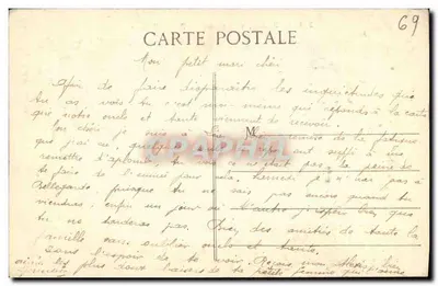 De Rhône, uitzicht genomen van Fort l'Écluse — Belley — n° 314 — Achterkant