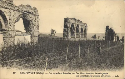 Chaponost (Rhone) — Os Aquedutos Romanos — LL.
