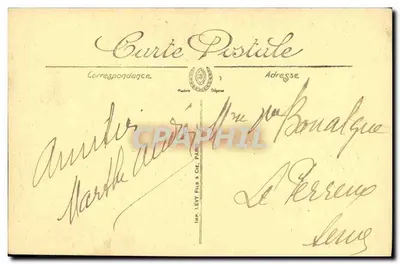 Lyon — Place des Terreaux e Fontaine Bartholdi — LL. n° 498 — Verso